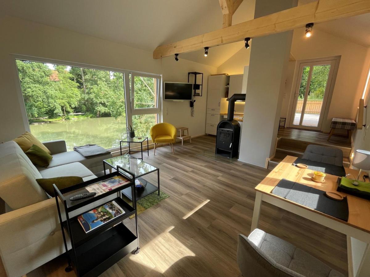 Ferienwohnung Panorama Teichblick Heldritt ภายนอก รูปภาพ