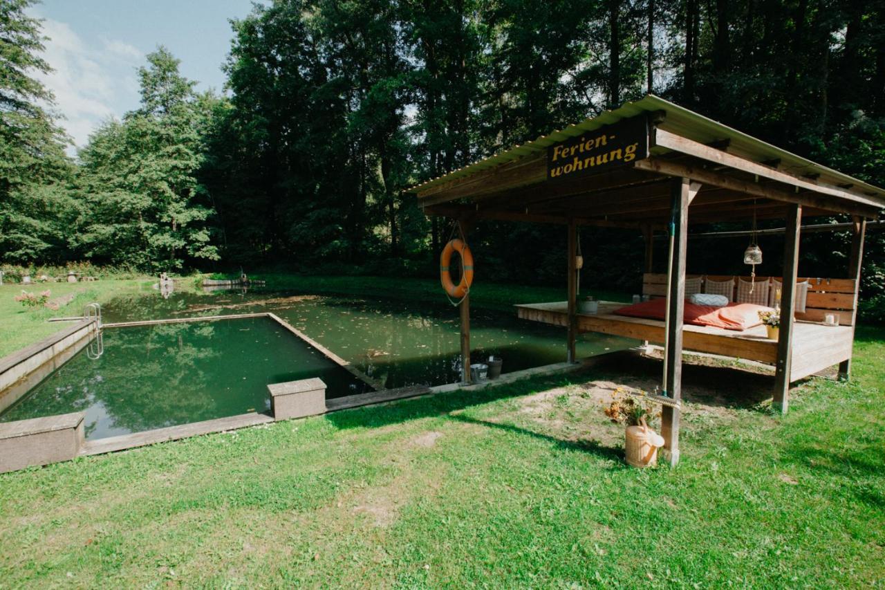 Ferienwohnung Panorama Teichblick Heldritt ภายนอก รูปภาพ