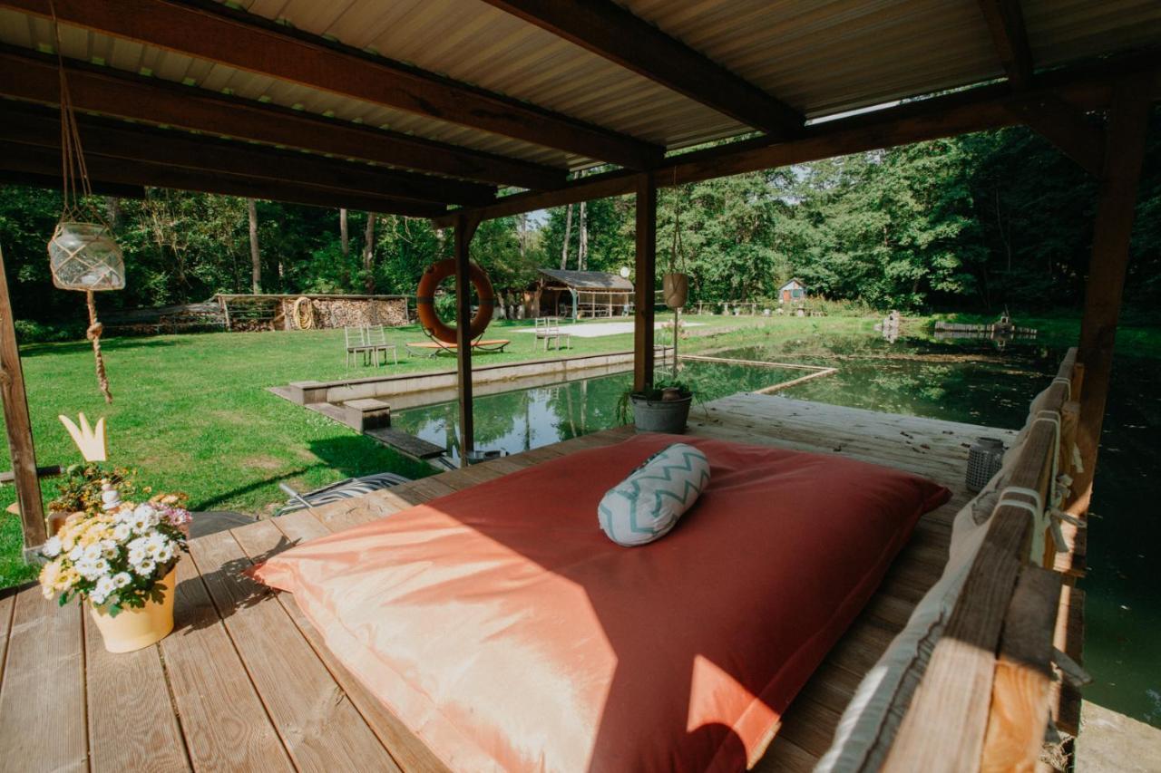 Ferienwohnung Panorama Teichblick Heldritt ภายนอก รูปภาพ